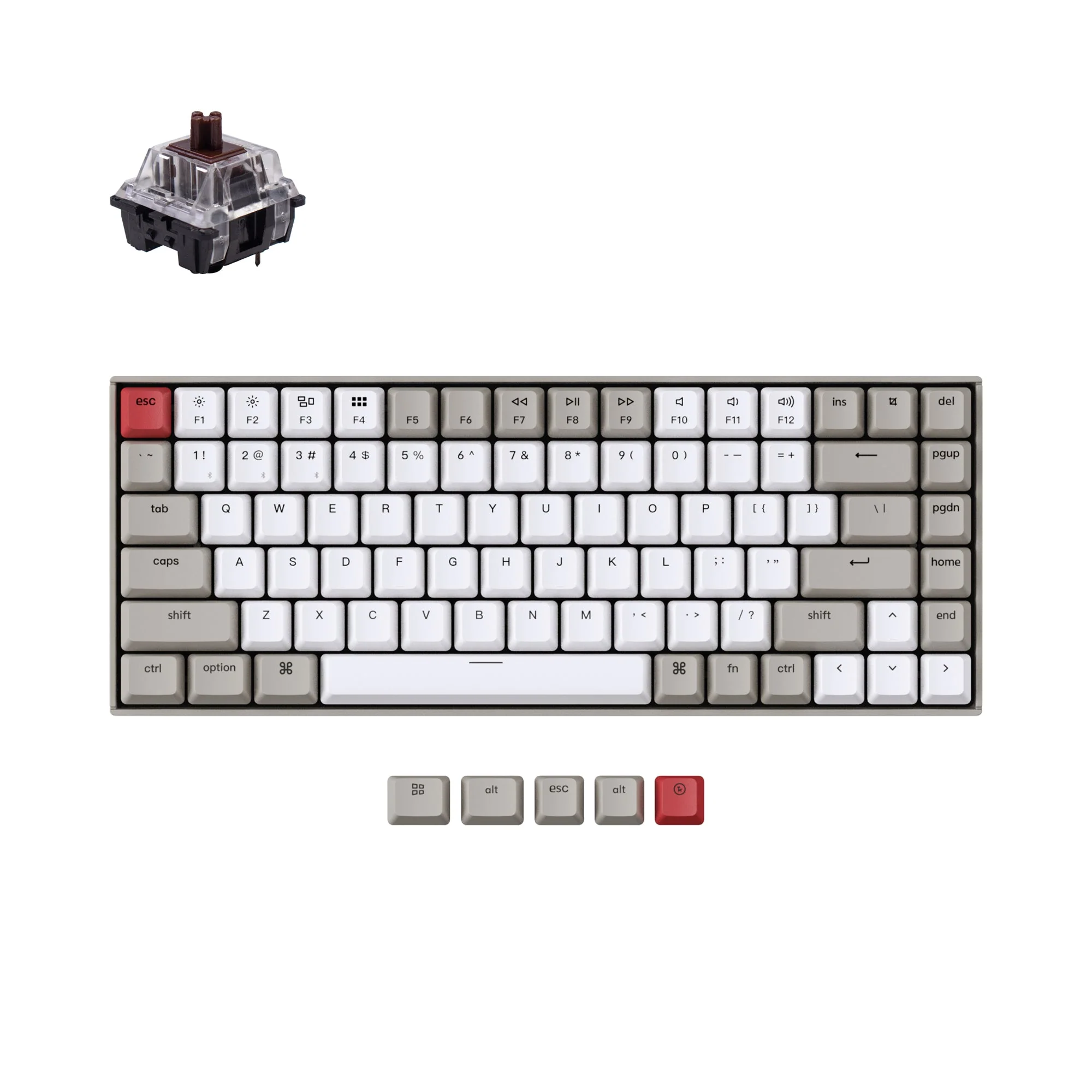 Keychron K2 Non-Backlight Wireless Mechanical Keyboard(US ANSI Layout) - Image 3