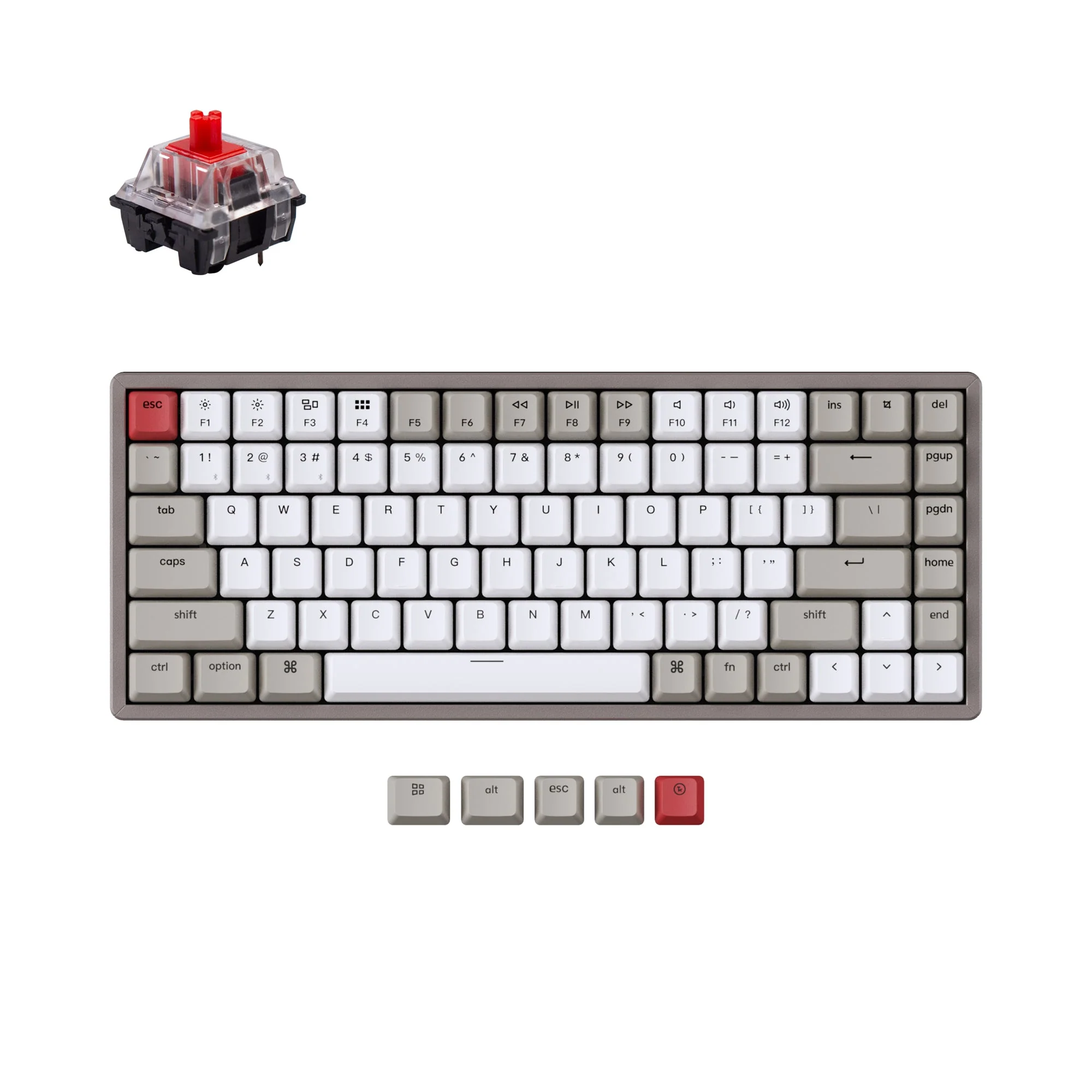 Keychron K2 Non-Backlight Wireless Mechanical Keyboard(US ANSI Layout) - Image 4