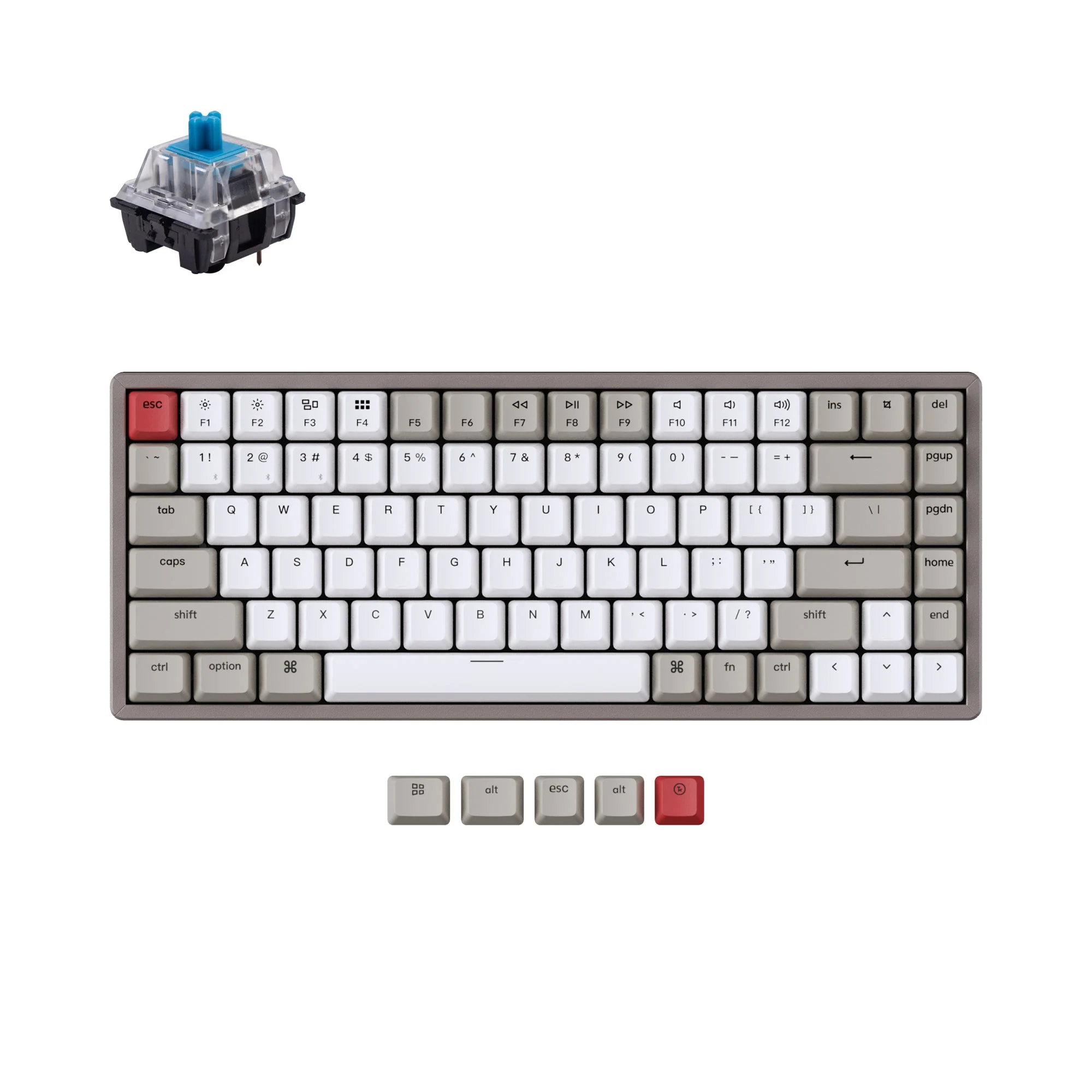 Keychron K2 Non-Backlight Wireless Mechanical Keyboard(US ANSI Layout) - Image 5