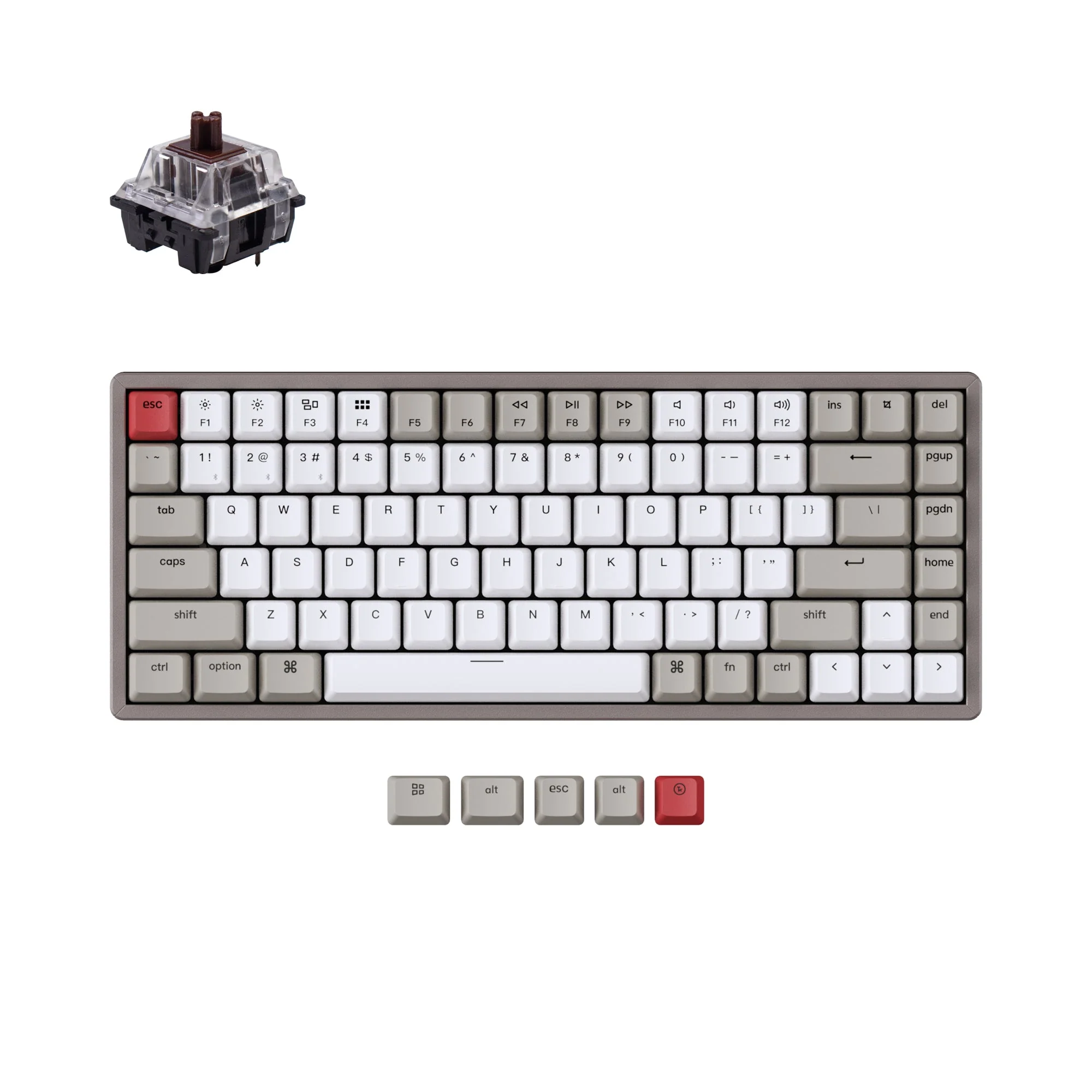 Keychron K2 Non-Backlight Wireless Mechanical Keyboard(US ANSI Layout) - Image 6
