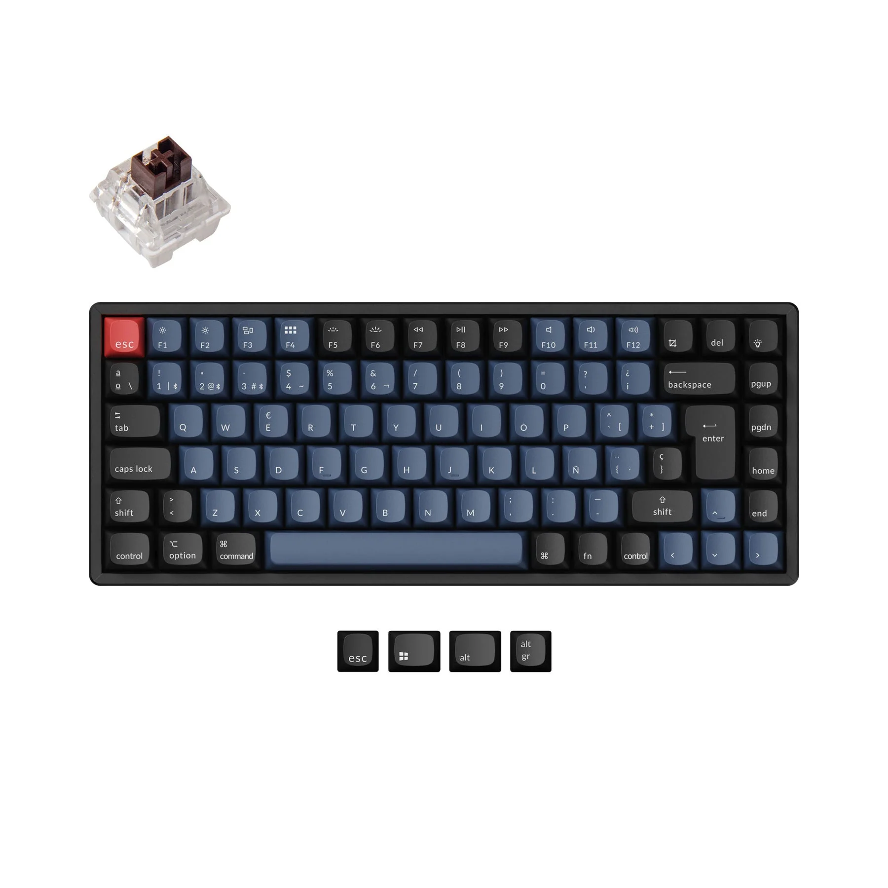 Keychron K2 Pro QMK/VIA Wireless Mechanical Keyboard ISO Layout Collection - Image 10