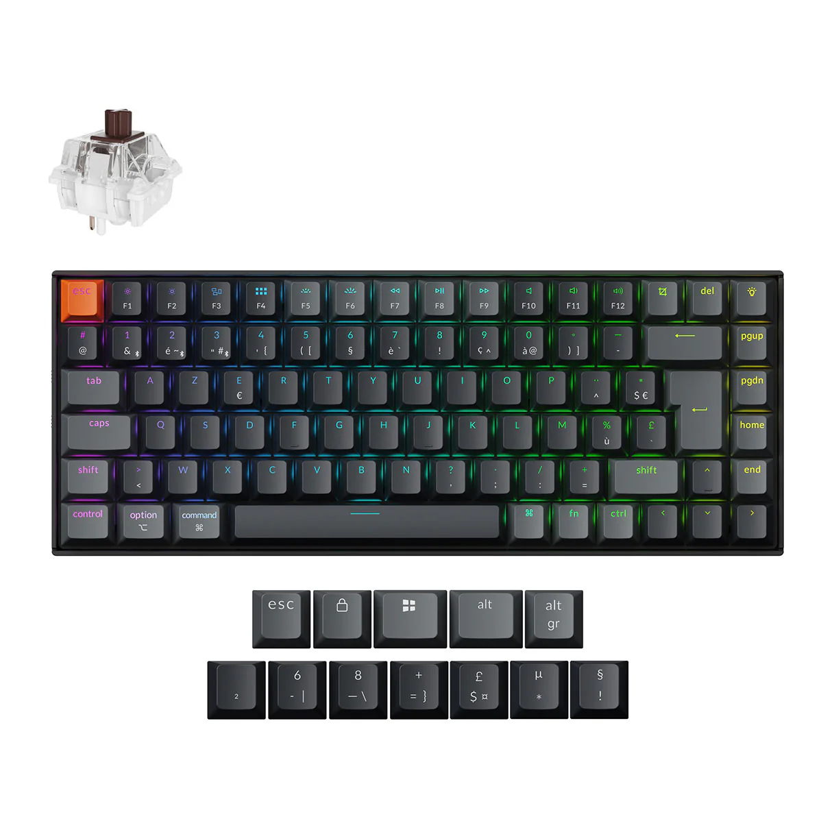 Keychron K2 QMK Wireless Mechanical Keyboard ISO Layout - Version 3 - Image 13