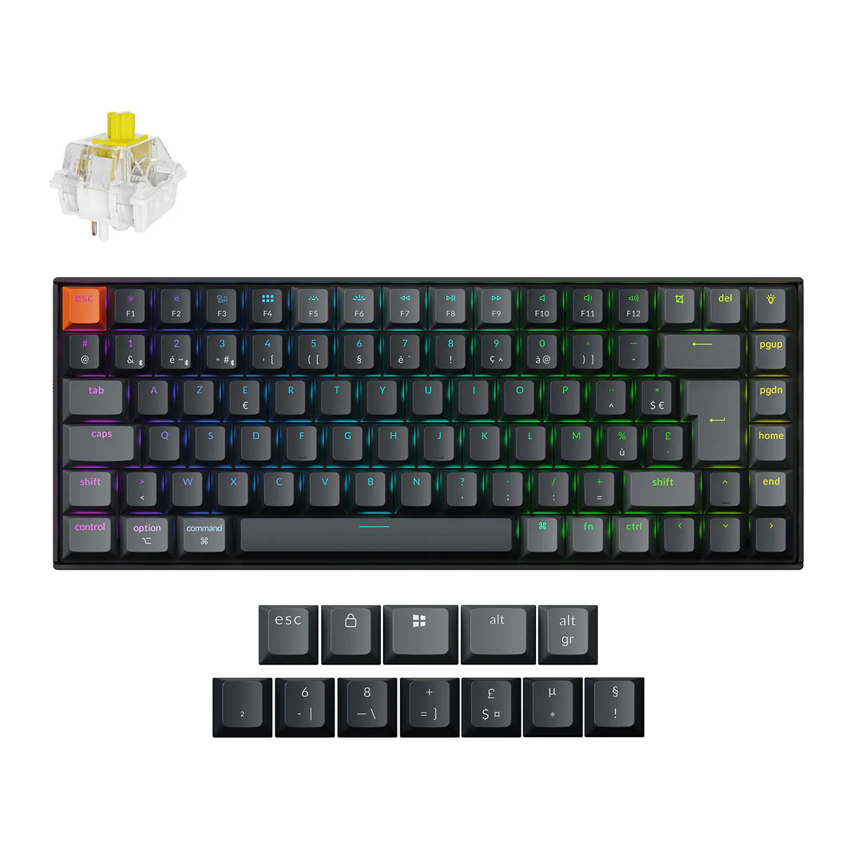 Keychron K2 QMK Wireless Mechanical Keyboard ISO Layout - Version 3 - Image 14
