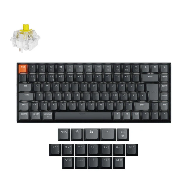 Keychron K2 QMK Wireless Mechanical Keyboard ISO Layout - Version 3 - Image 24
