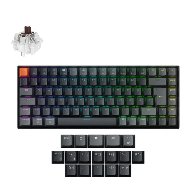 Keychron K2 QMK Wireless Mechanical Keyboard ISO Layout - Version 3 - Image 29