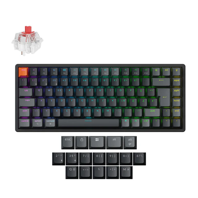 Keychron K2 QMK Wireless Mechanical Keyboard ISO Layout - Version 3 - Image 3