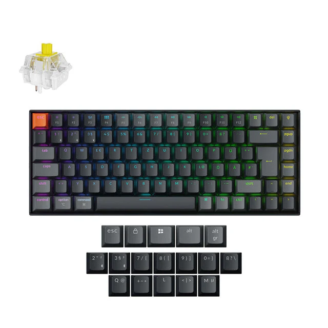 Keychron K2 QMK Wireless Mechanical Keyboard ISO Layout - Version 3 - Image 30