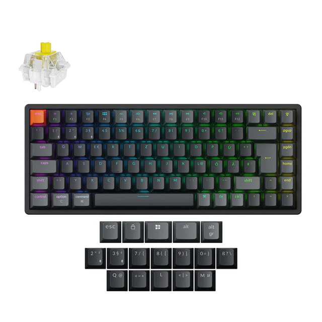 Keychron K2 QMK Wireless Mechanical Keyboard ISO Layout - Version 3 - Image 5