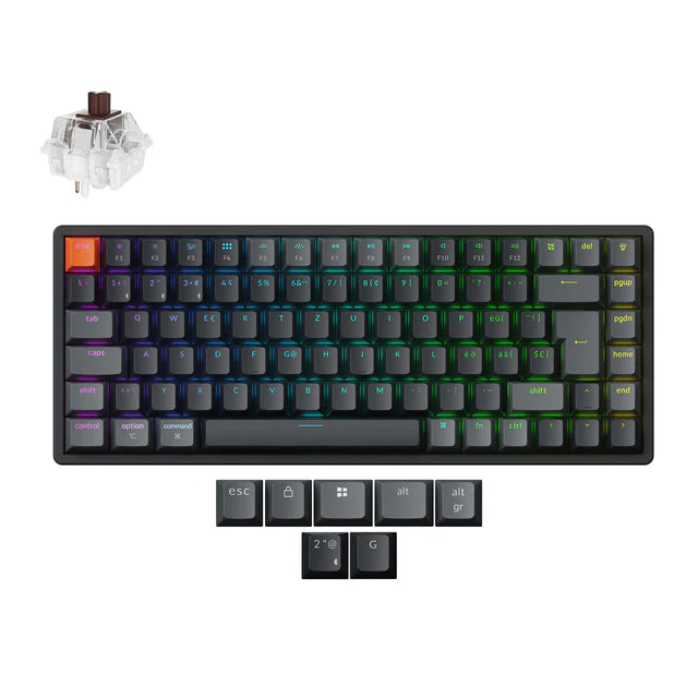 Keychron K2 QMK Wireless Mechanical Keyboard ISO Layout - Version 3 - Image 7