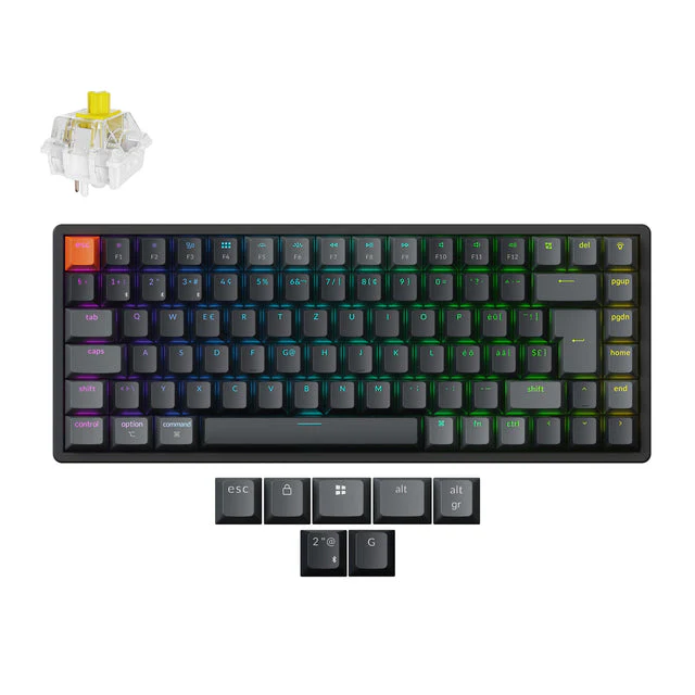 Keychron K2 QMK Wireless Mechanical Keyboard ISO Layout - Version 3 - Image 8