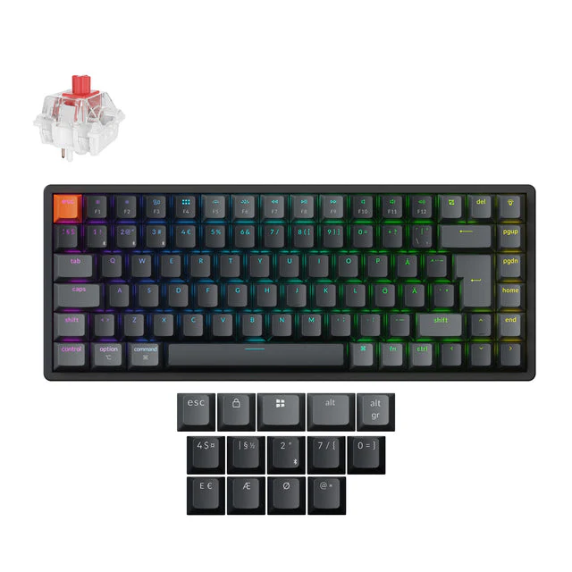 Keychron K2 QMK Wireless Mechanical Keyboard ISO Layout - Version 3 - Image 9