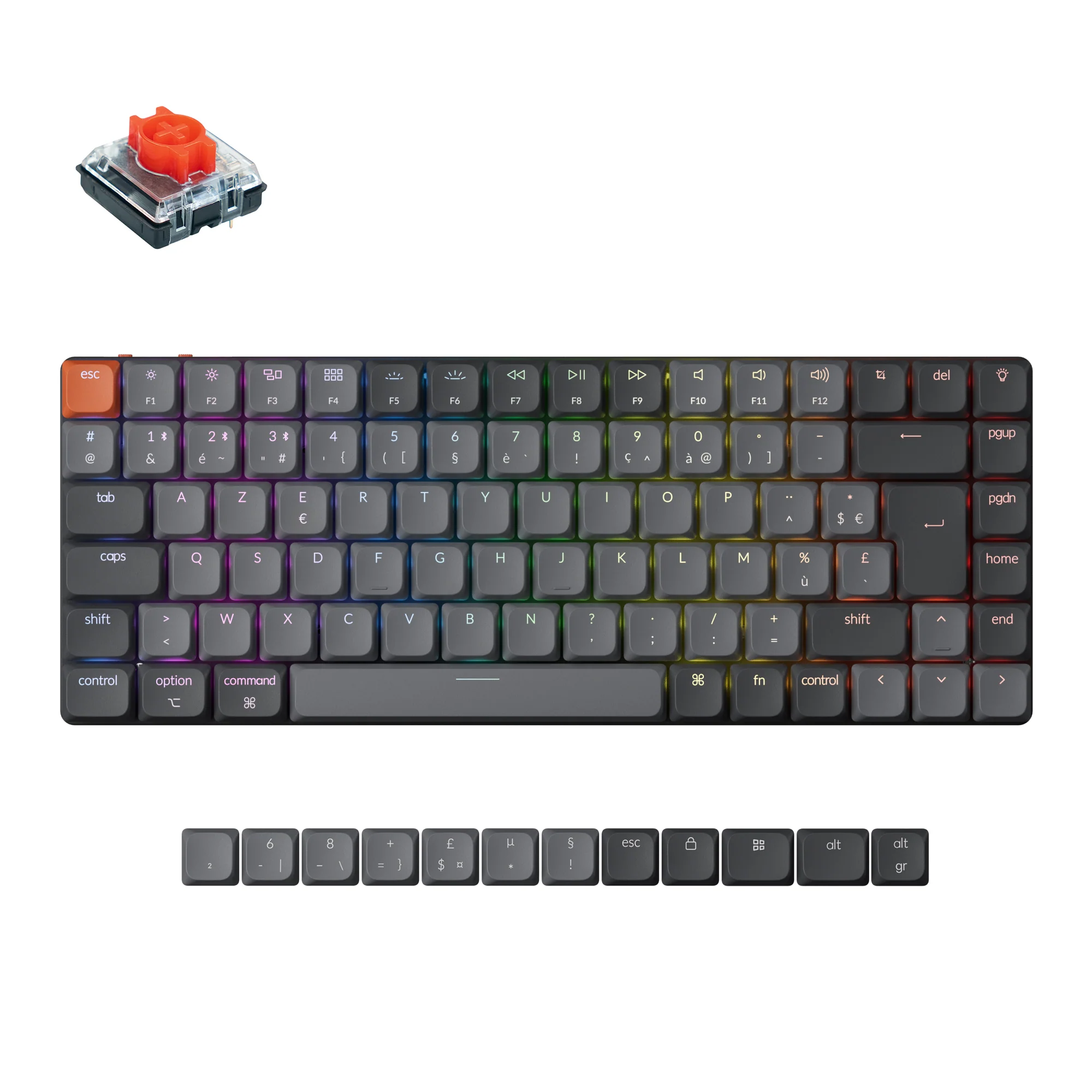 Keychron K3 Max QMK/VIA Wireless Custom Mechanical Keyboard ISO Layout Collection - Image 14