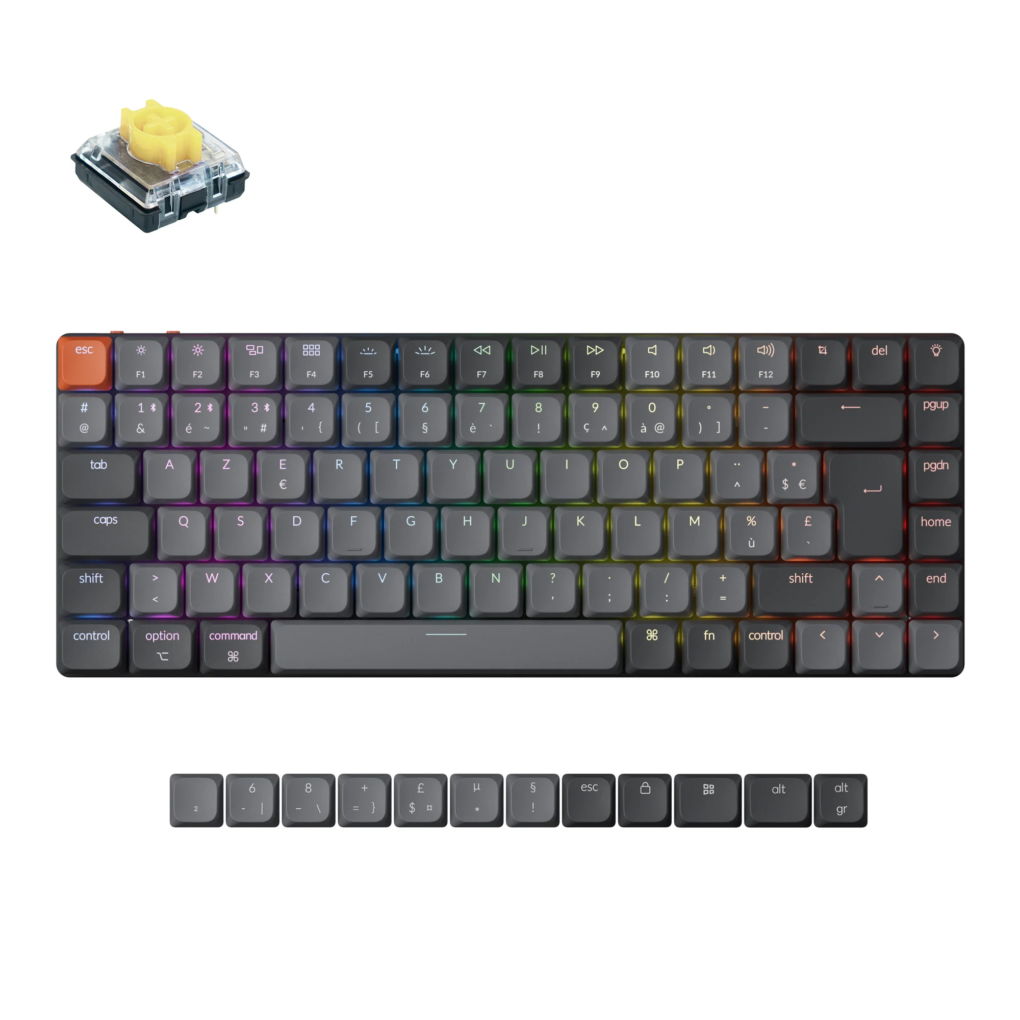 Keychron K3 Max QMK/VIA Wireless Custom Mechanical Keyboard ISO Layout Collection - Image 16