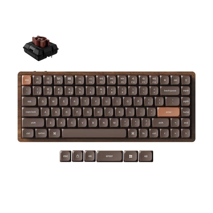 Keychron K3 Max QMK Wireless Custom Mechanical Keyboard - All-Wood Special Edition - Image 2