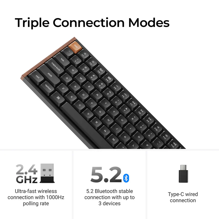 Keychron K3 Max SE QMK Wireless Custom Mechanical Keyboard (US ANSI Layout) - Image 6