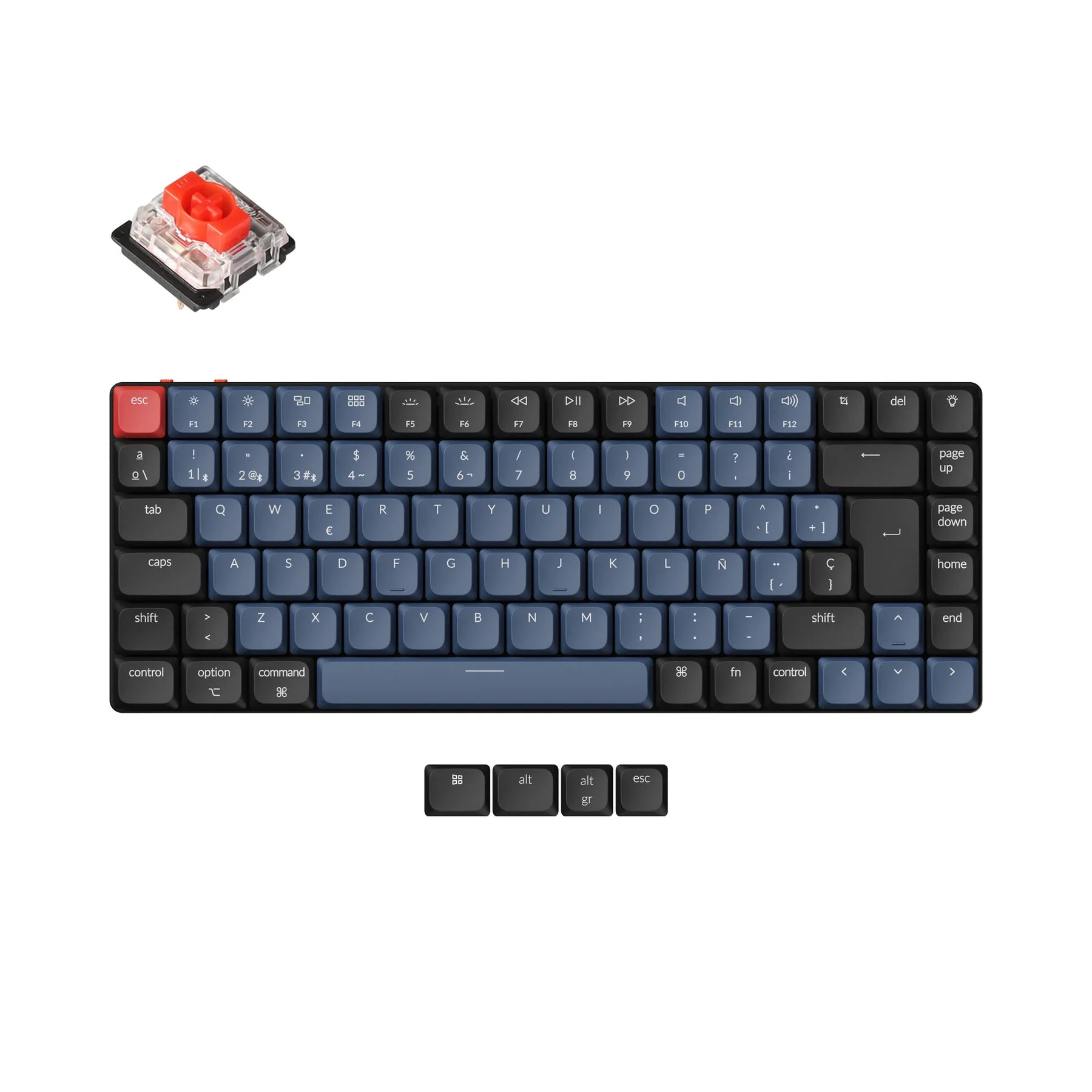 Keychron K3 Pro QMK/VIA Wireless Mechanical Keyboard ISO Layout Collection - Image 11