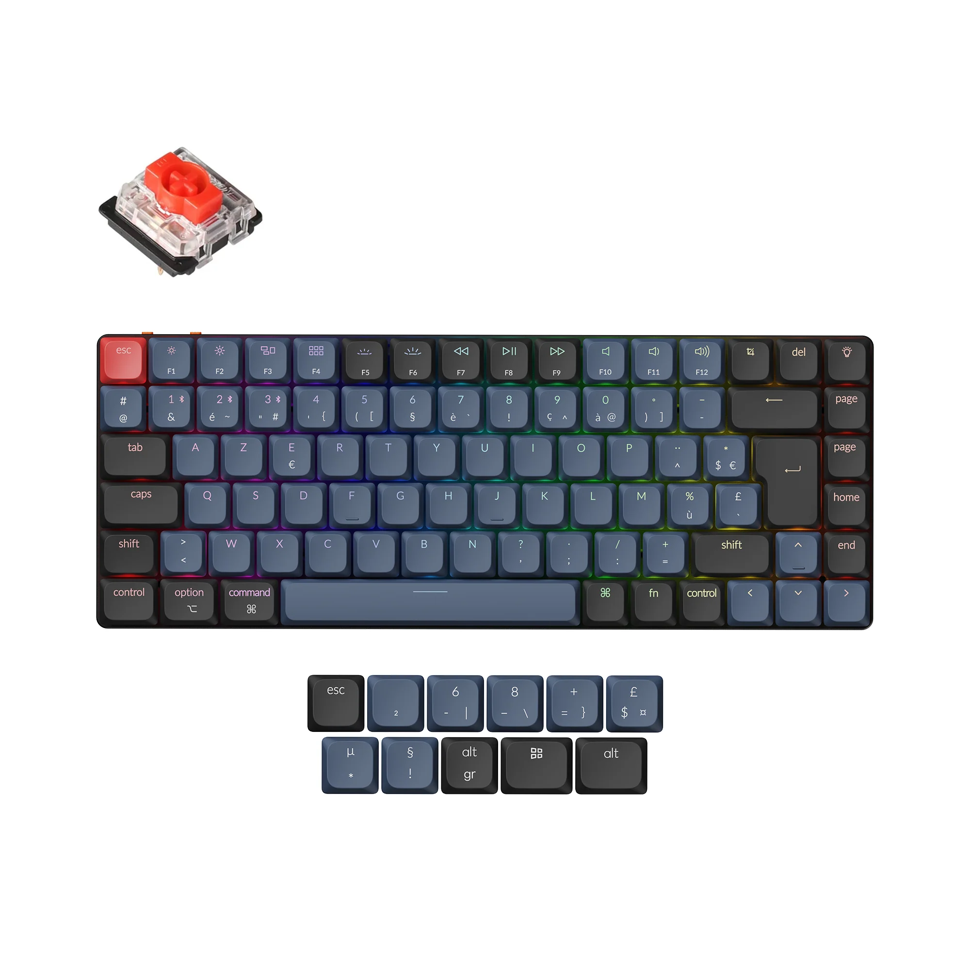 Keychron K3 Pro QMK/VIA Wireless Mechanical Keyboard ISO Layout Collection - Image 25