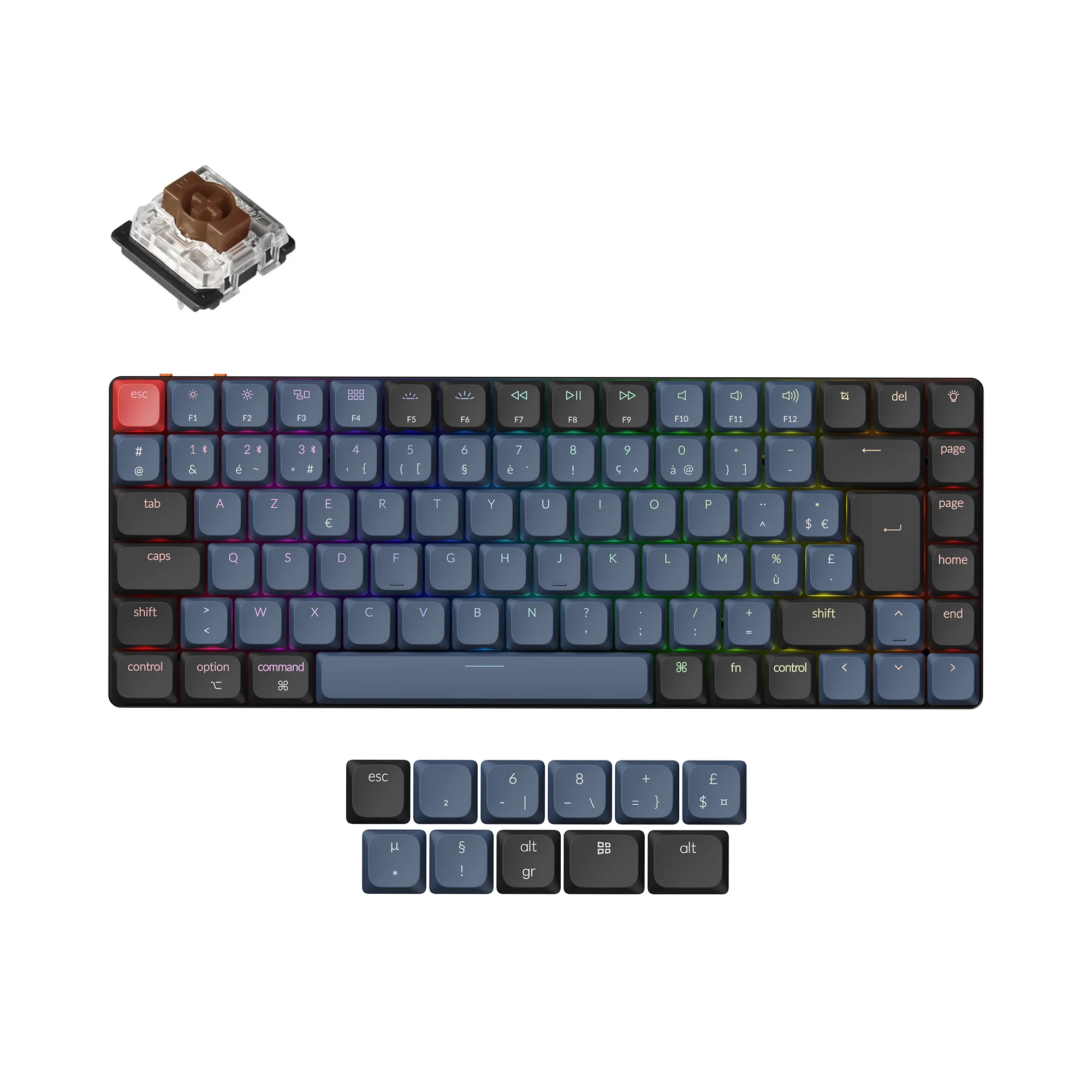Keychron K3 Pro QMK/VIA Wireless Mechanical Keyboard ISO Layout Collection - Image 26