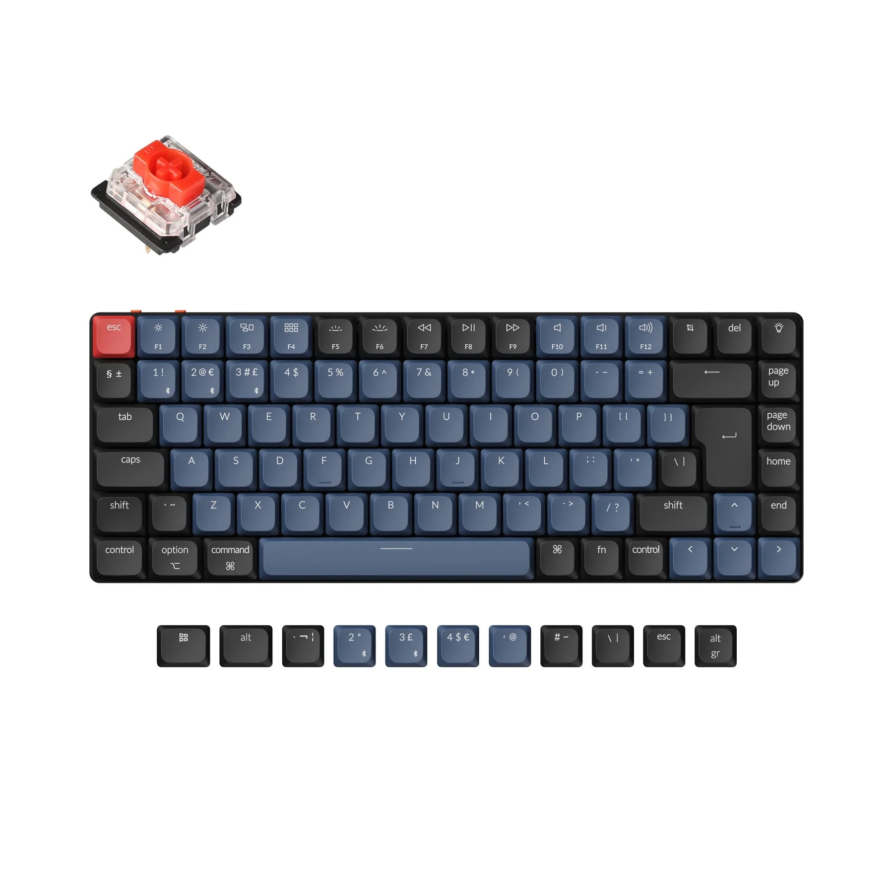 Keychron K3 Pro QMK/VIA Wireless Mechanical Keyboard ISO Layout Collection - Image 3