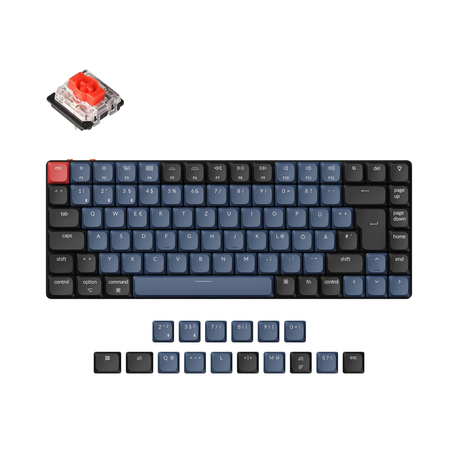 Keychron K3 Pro QMK/VIA Wireless Mechanical Keyboard ISO Layout Collection - Image 5
