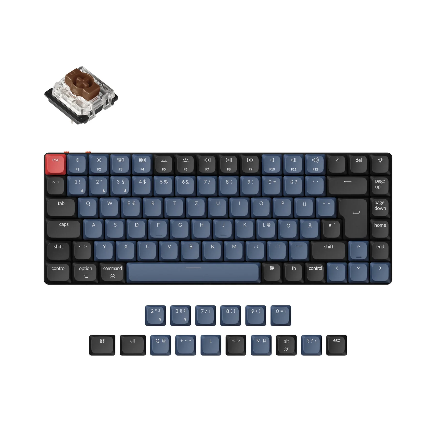 Keychron K3 Pro QMK/VIA Wireless Mechanical Keyboard ISO Layout Collection - Image 6