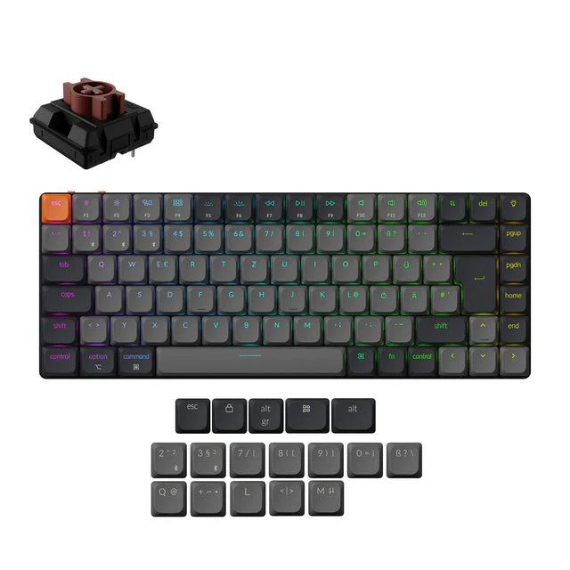 Keychron K3 QMK Wireless Mechanical Keyboard ISO Layout - Version 3 - Image 11