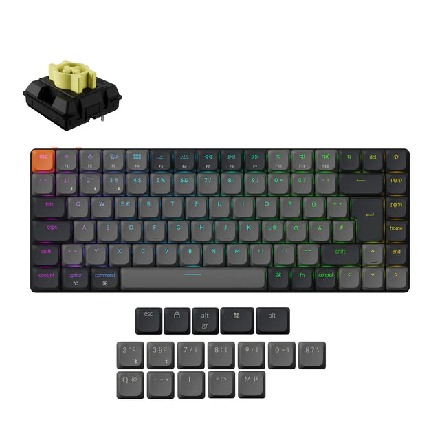 Keychron K3 QMK Wireless Mechanical Keyboard ISO Layout - Version 3 - Image 12