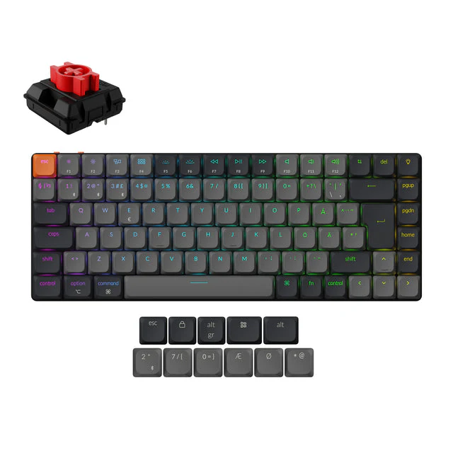 Keychron K3 QMK Wireless Mechanical Keyboard ISO Layout - Version 3 - Image 16