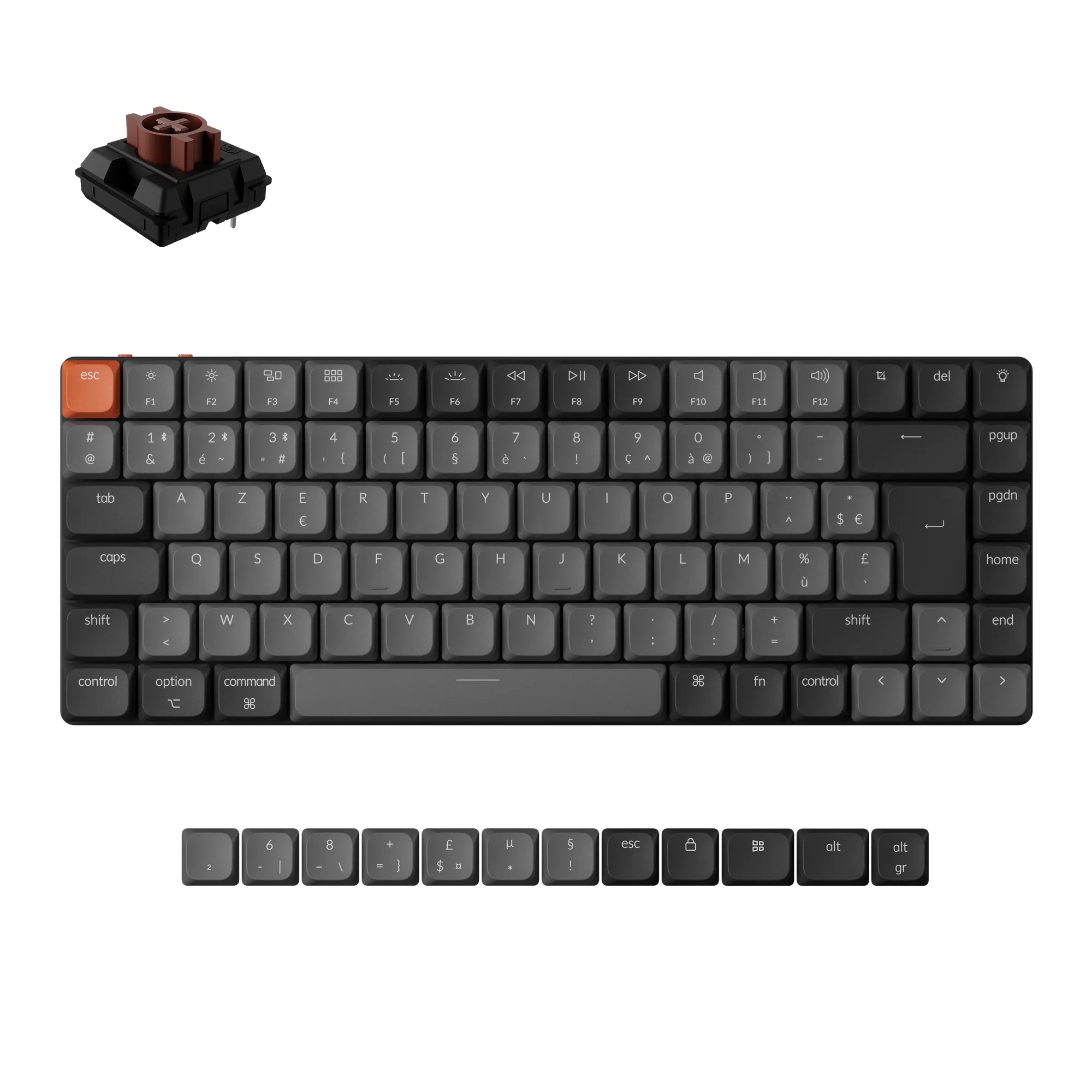 Keychron K3 QMK Wireless Mechanical Keyboard ISO Layout - Version 3 - Image 2