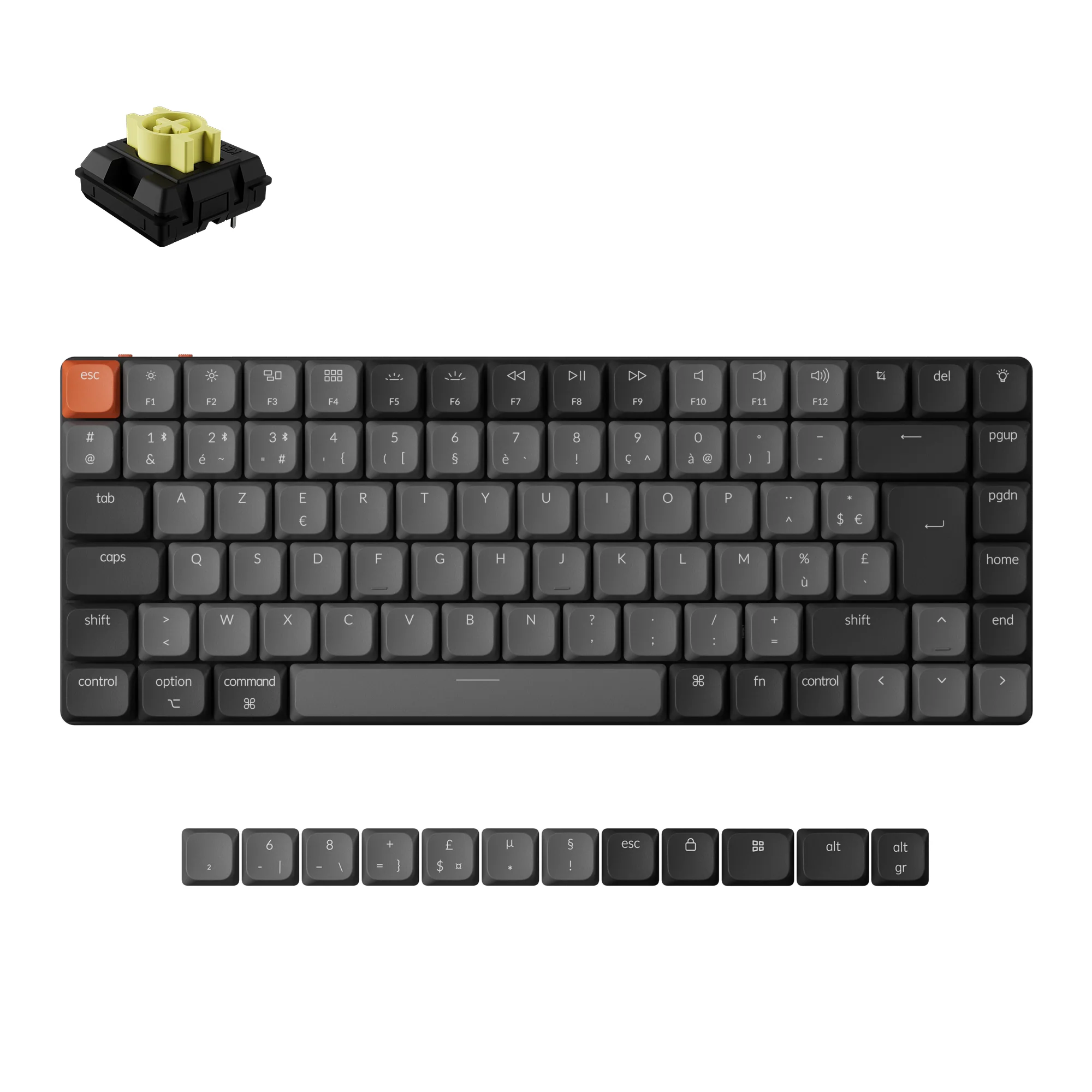 Keychron K3 QMK Wireless Mechanical Keyboard ISO Layout - Version 3 - Image 3
