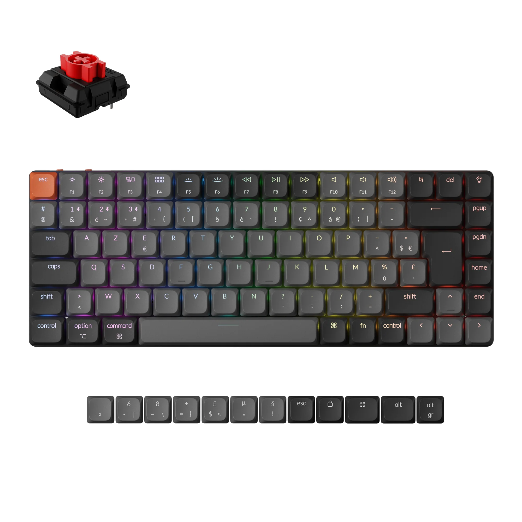 Keychron K3 QMK Wireless Mechanical Keyboard ISO Layout - Version 3 - Image 4