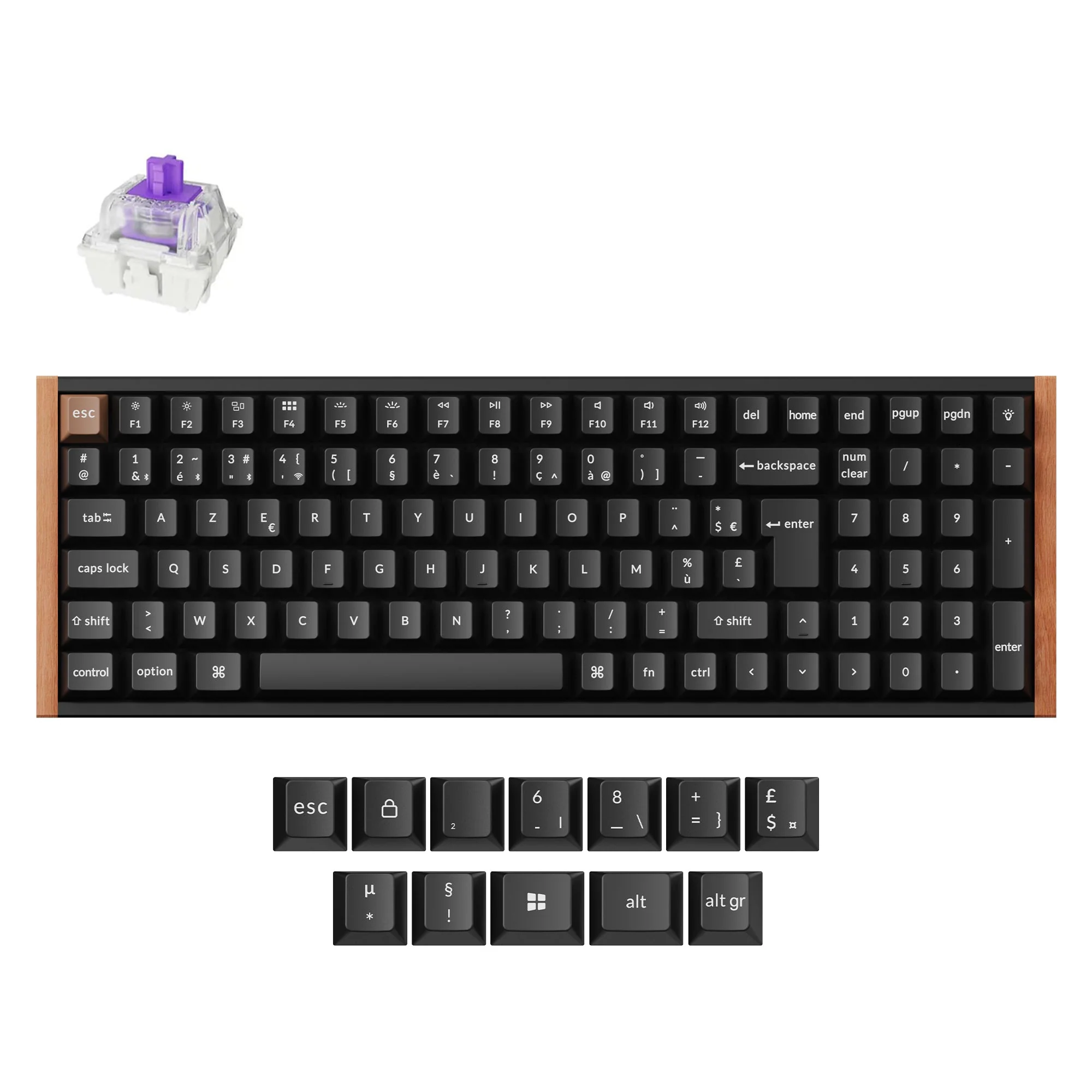 Keychron K4 HE Wireless Magnetic Switch Custom Keyboard ISO Layout Collection - Image 2