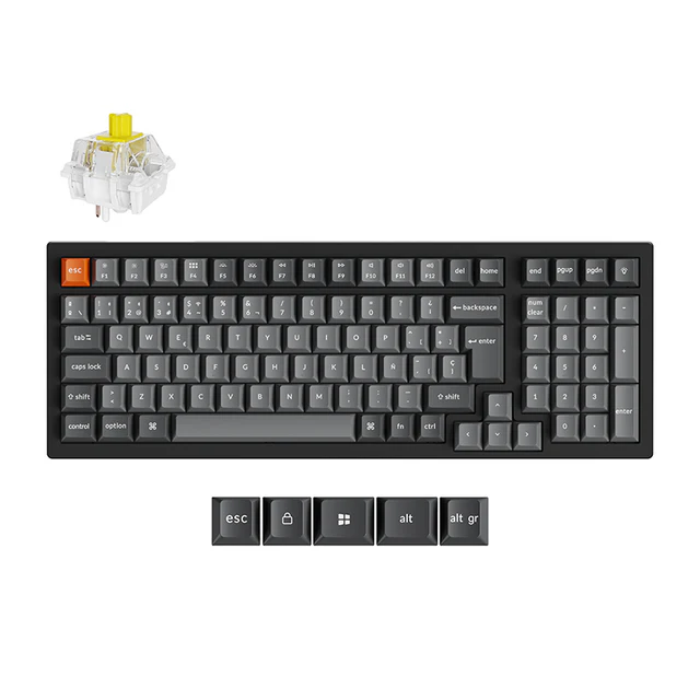 Keychron K4 Max QMK Wireless Mechanical Keyboard ISO Layout Collection - Image 3