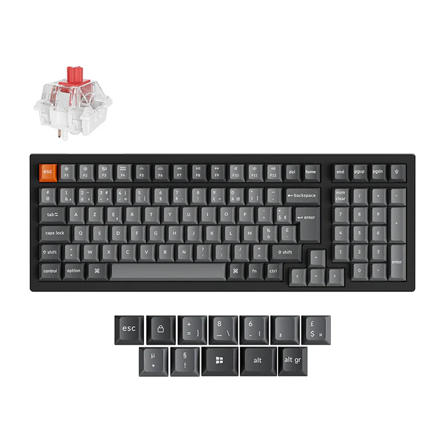 Keychron K4 Max QMK Wireless Mechanical Keyboard ISO Layout Collection - Image 4