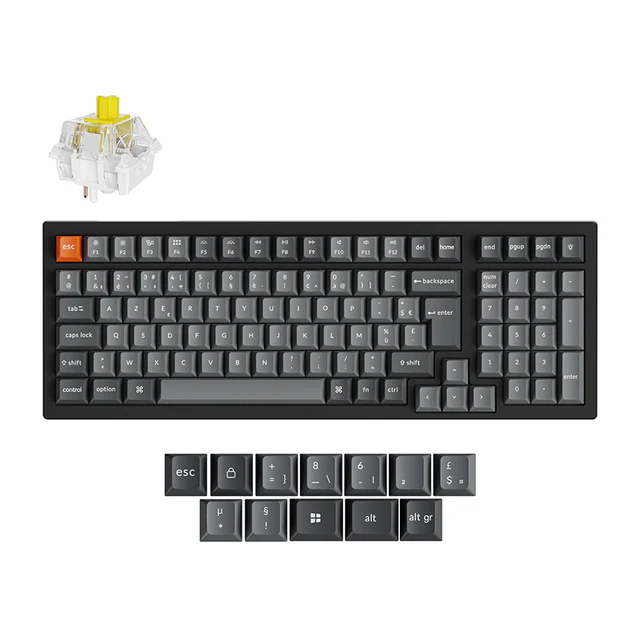 Keychron K4 Max QMK Wireless Mechanical Keyboard ISO Layout Collection - Image 6