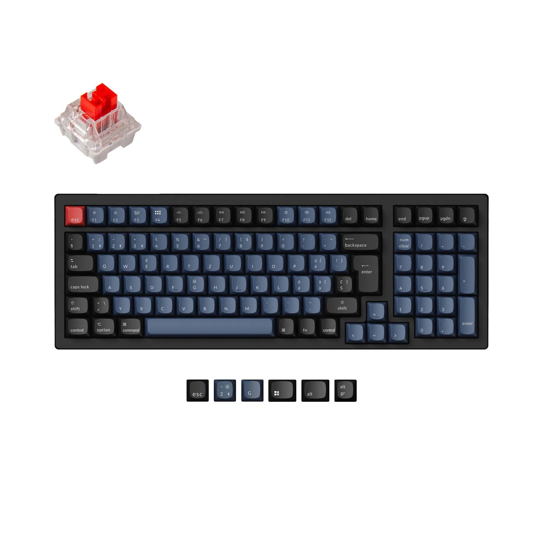 Keychron K4 Pro QMK/VIA Wireless Mechanical Keyboard ISO Layout Collection - Image 7