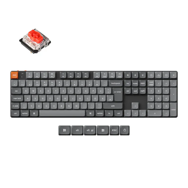 Keychron K5 Max QMK Wireless Custom Mechanical Keyboard ISO Layout Collection - Image 3