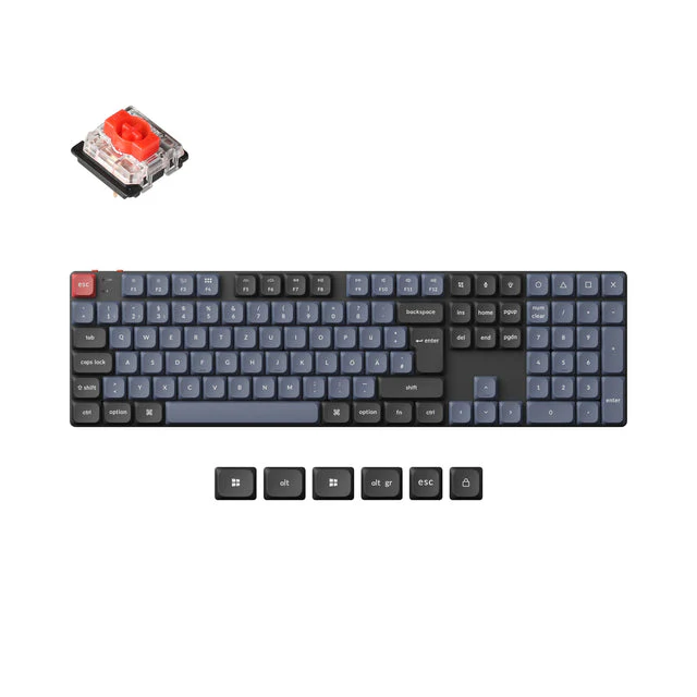 Keychron K5 Pro QMK/VIA Wireless Custom Mechanical Keyboard ISO Layout Collection - Image 15