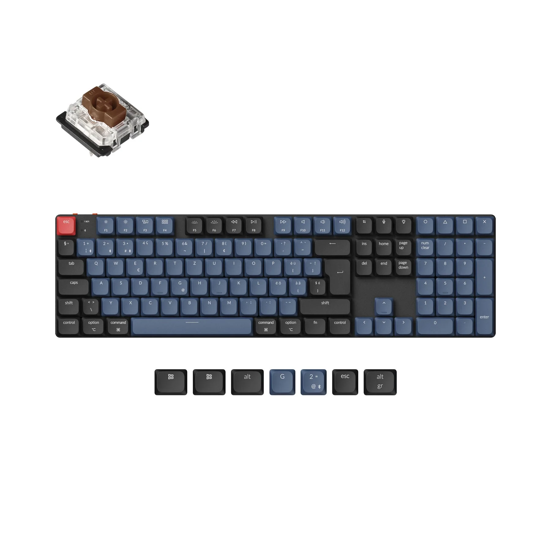 Keychron K5 Pro QMK/VIA Wireless Custom Mechanical Keyboard ISO Layout Collection - Image 8