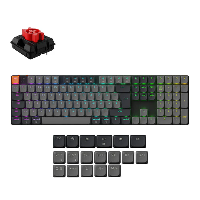 Keychron K5 QMK Wireless Mechanical Keyboard ISO Layout - Version 2 - Image 10