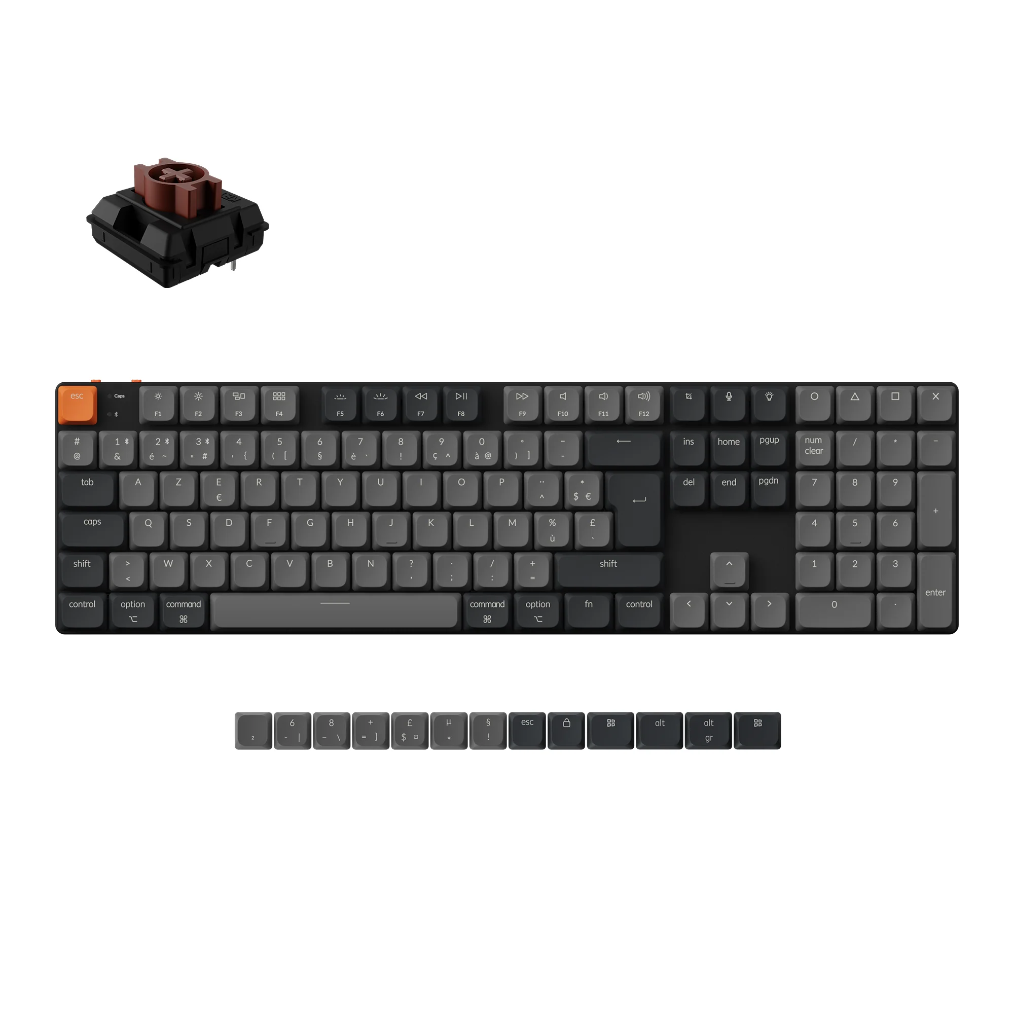 Keychron K5 QMK Wireless Mechanical Keyboard ISO Layout - Version 2 - Image 2