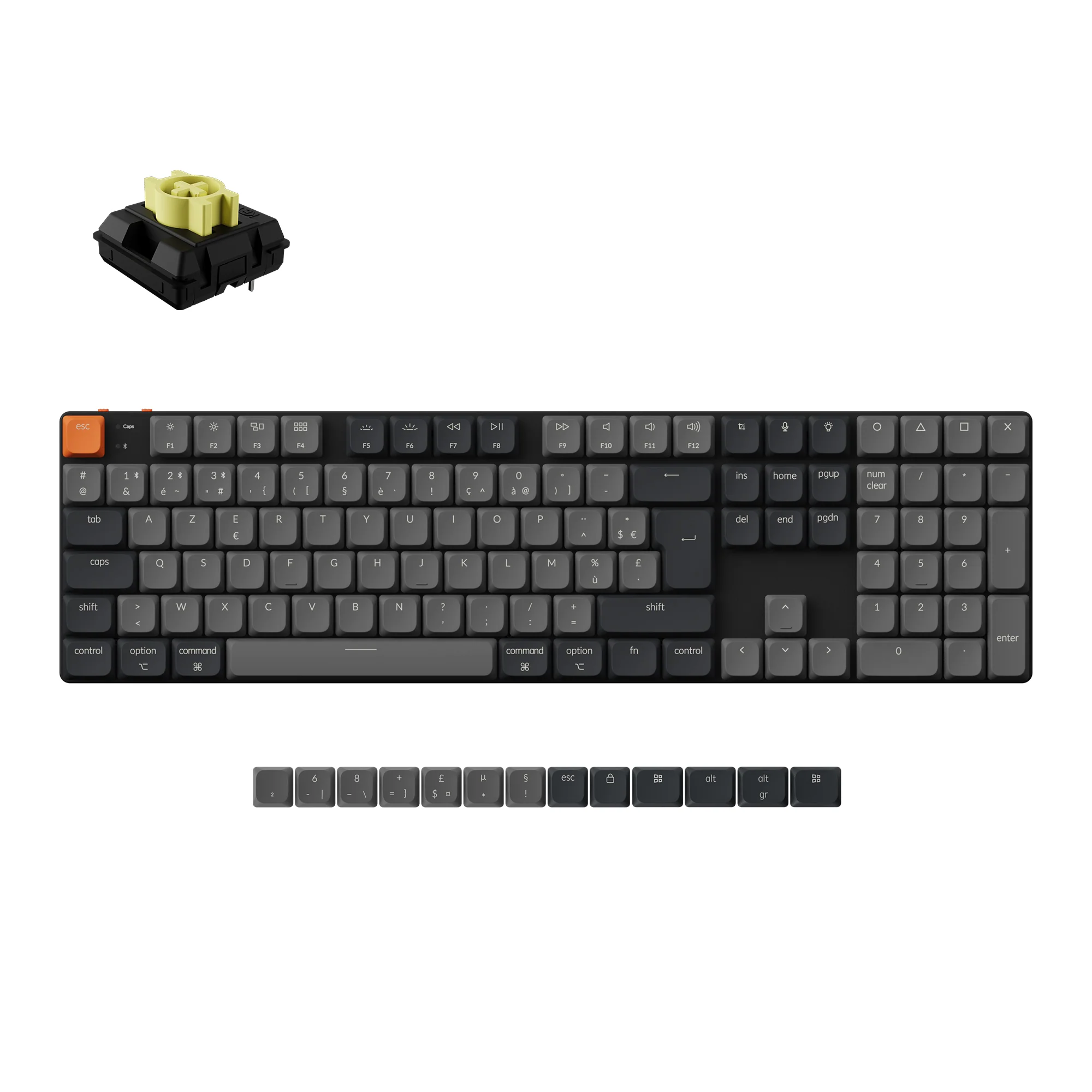 Keychron K5 QMK Wireless Mechanical Keyboard ISO Layout - Version 2 - Image 3