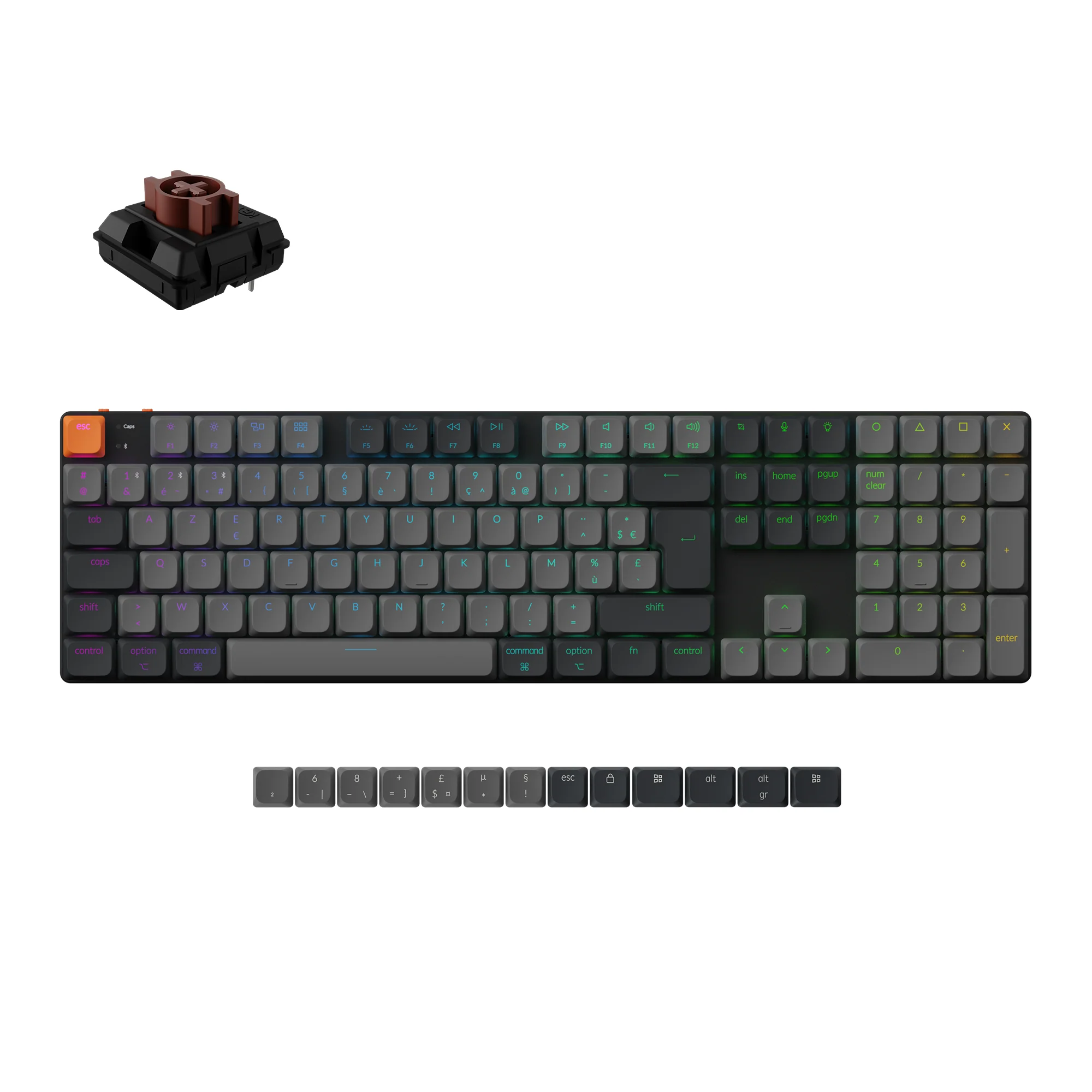 Keychron K5 QMK Wireless Mechanical Keyboard ISO Layout - Version 2 - Image 5