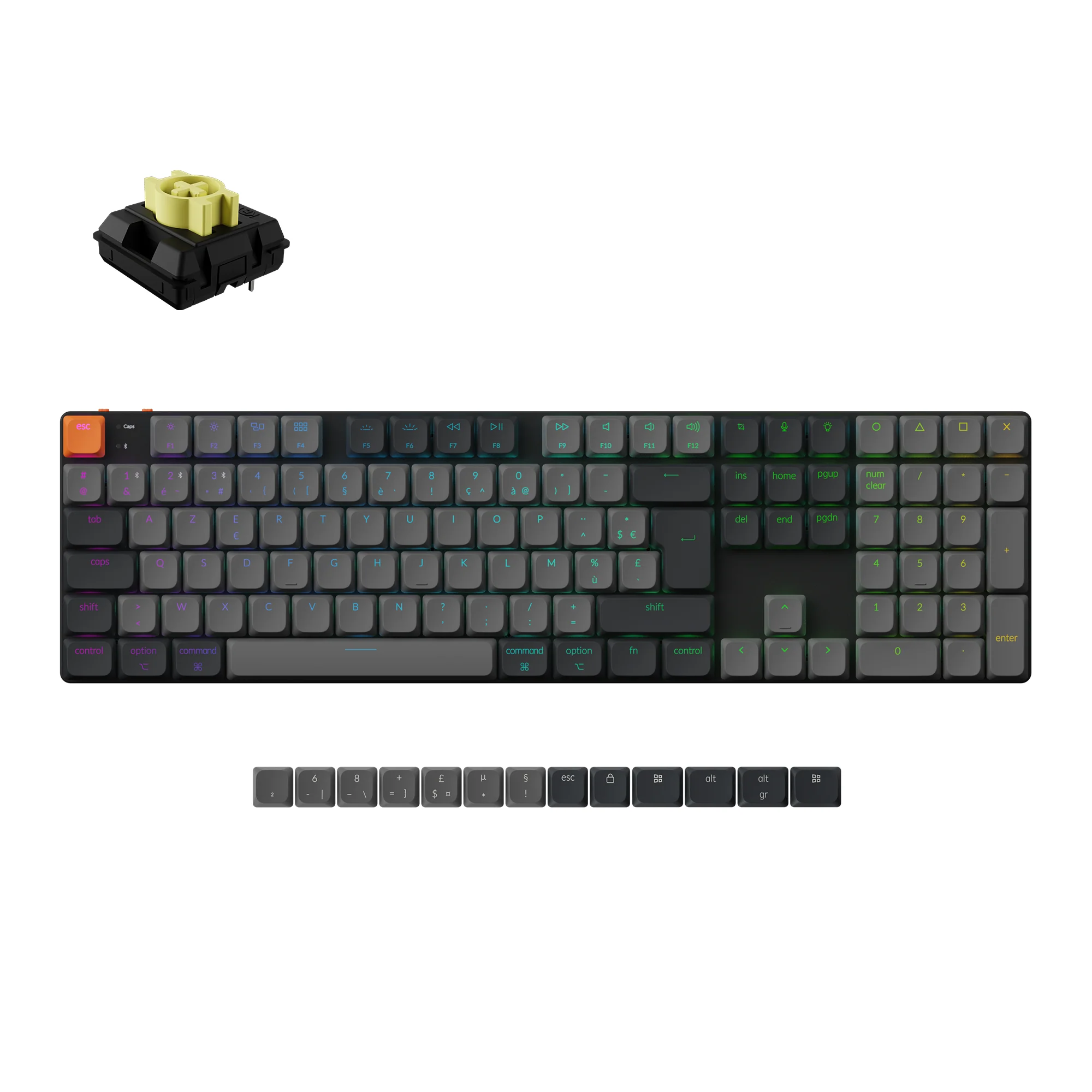 Keychron K5 QMK Wireless Mechanical Keyboard ISO Layout - Version 2 - Image 6