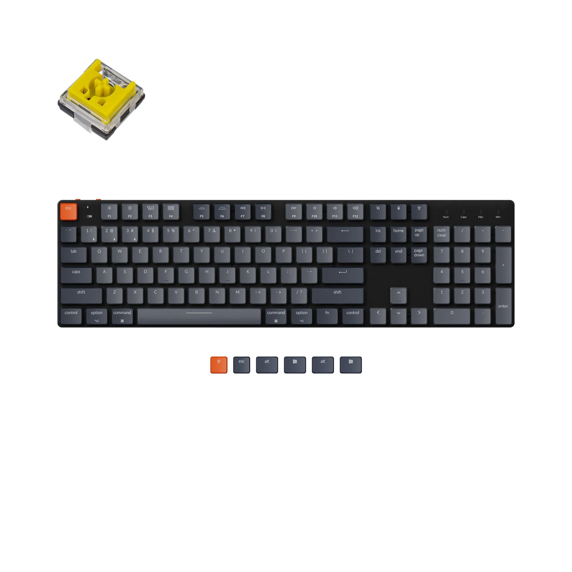 Keychron K5 SE Ultra-Slim Wireless Mechanical Keyboard(US ANSI Layout) - Image 10