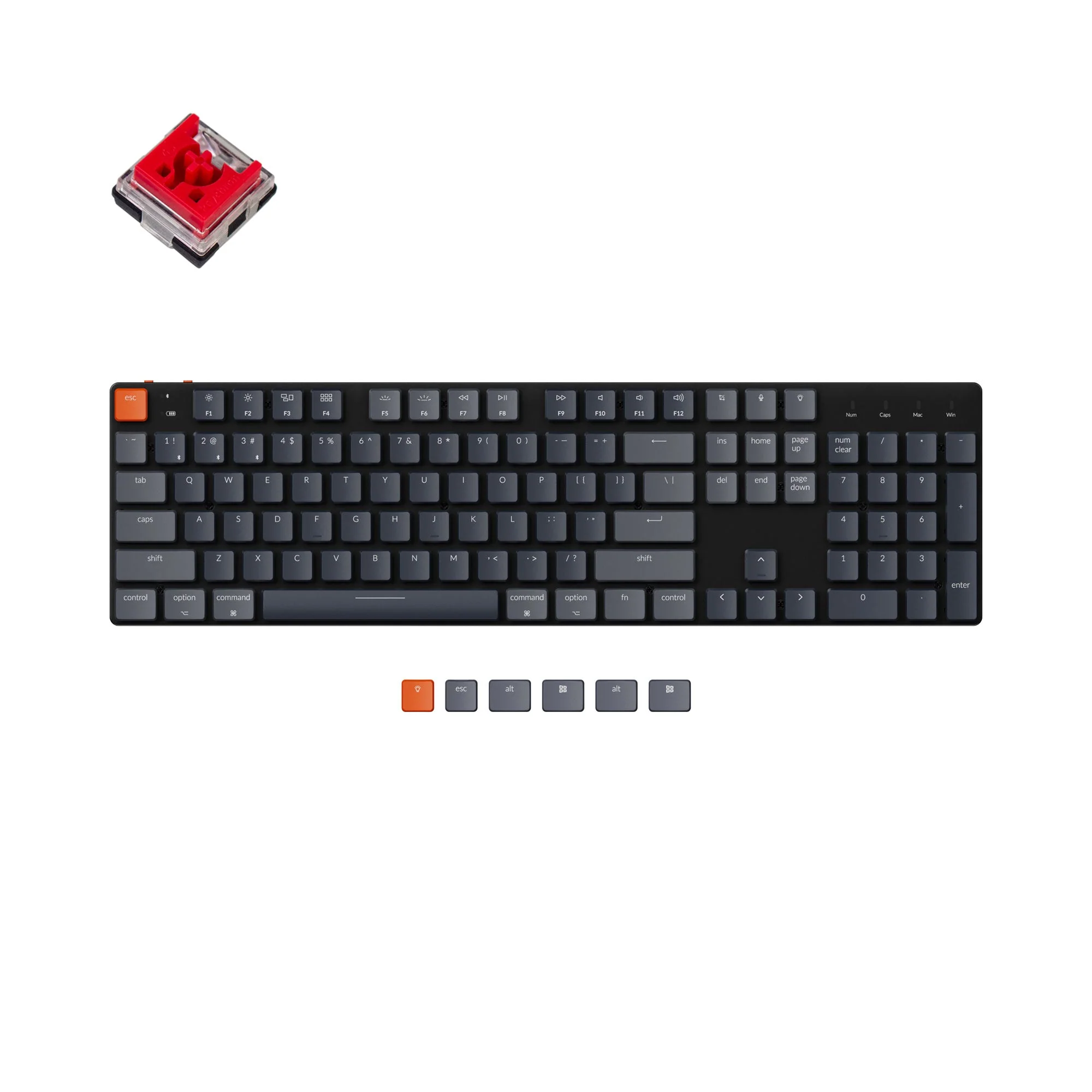 Keychron K5 SE Ultra-Slim Wireless Mechanical Keyboard(US ANSI Layout) - Image 12