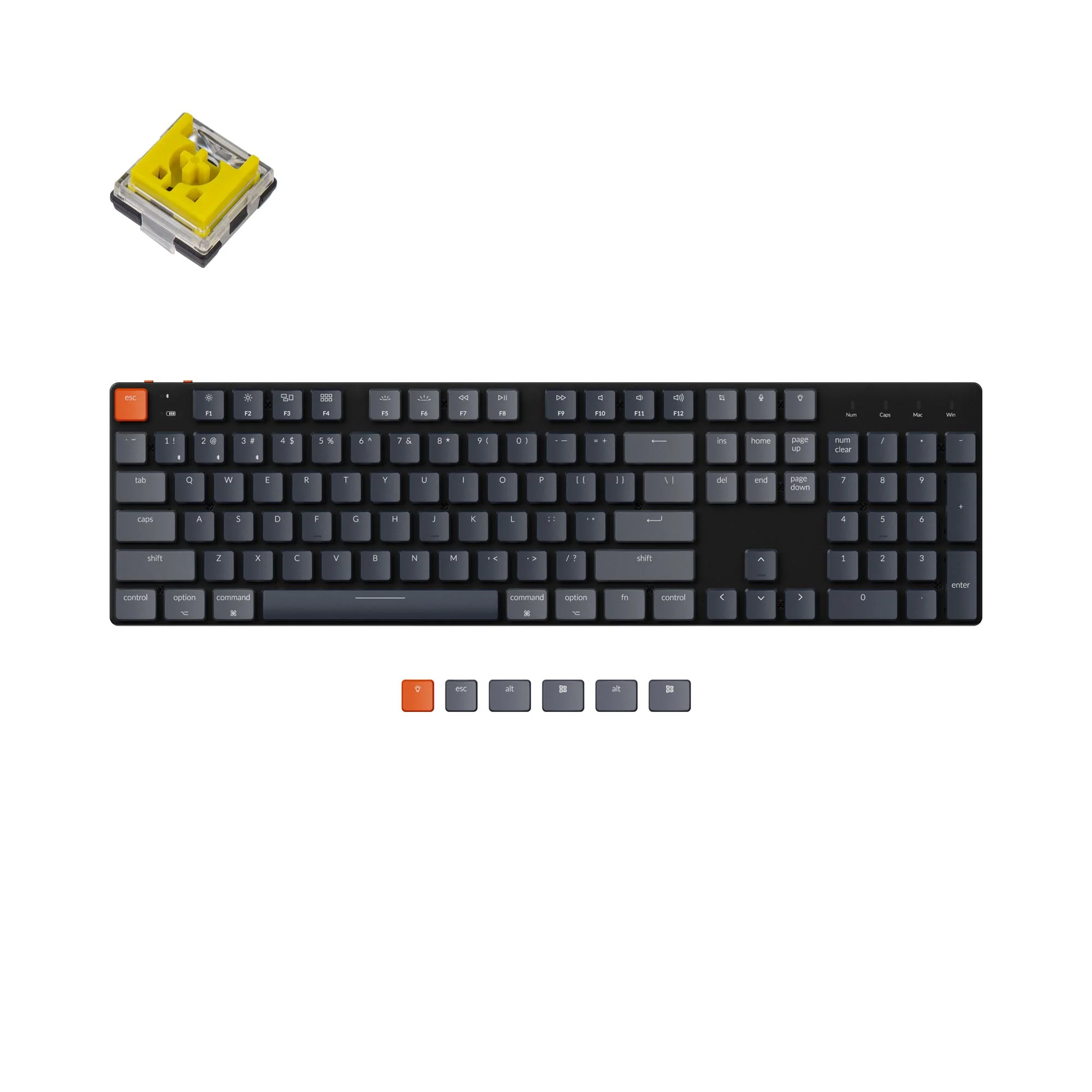 Keychron K5 SE Ultra-Slim Wireless Mechanical Keyboard(US ANSI Layout) - Image 15