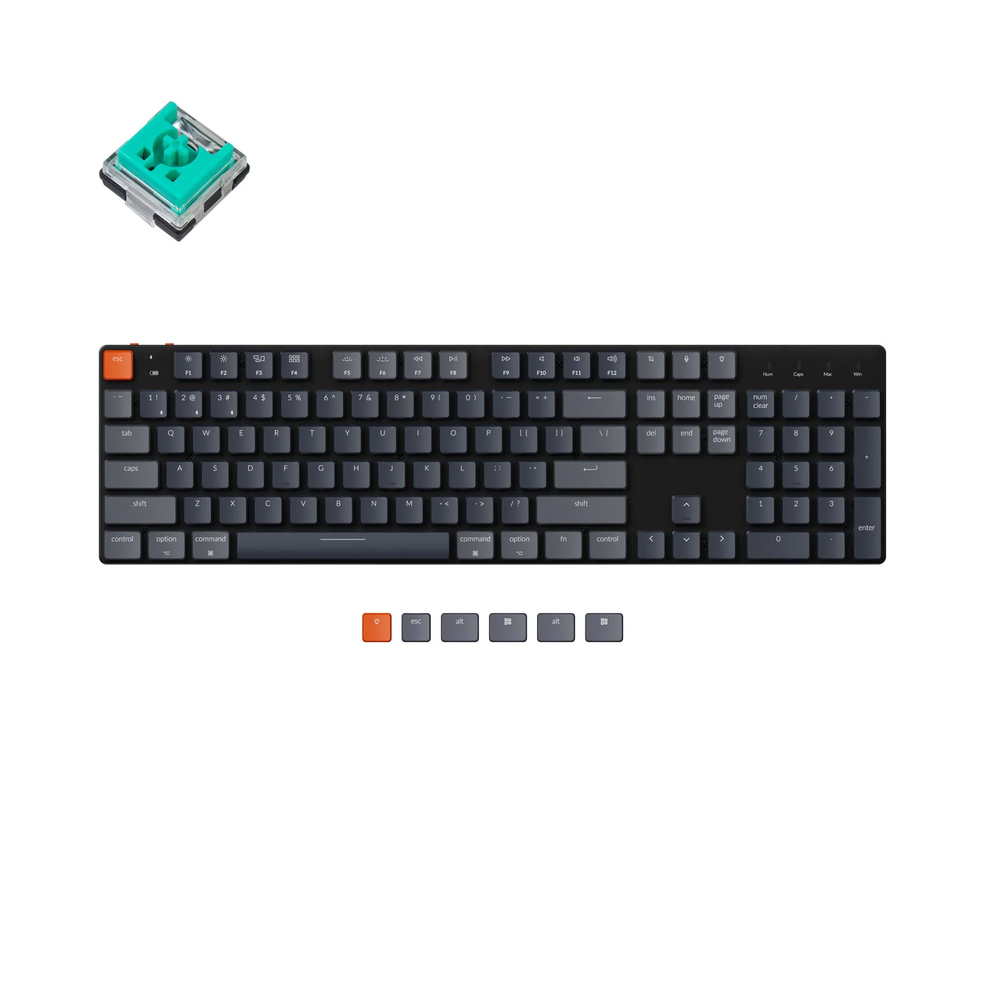 Keychron K5 SE Ultra-Slim Wireless Mechanical Keyboard(US ANSI Layout) - Image 16