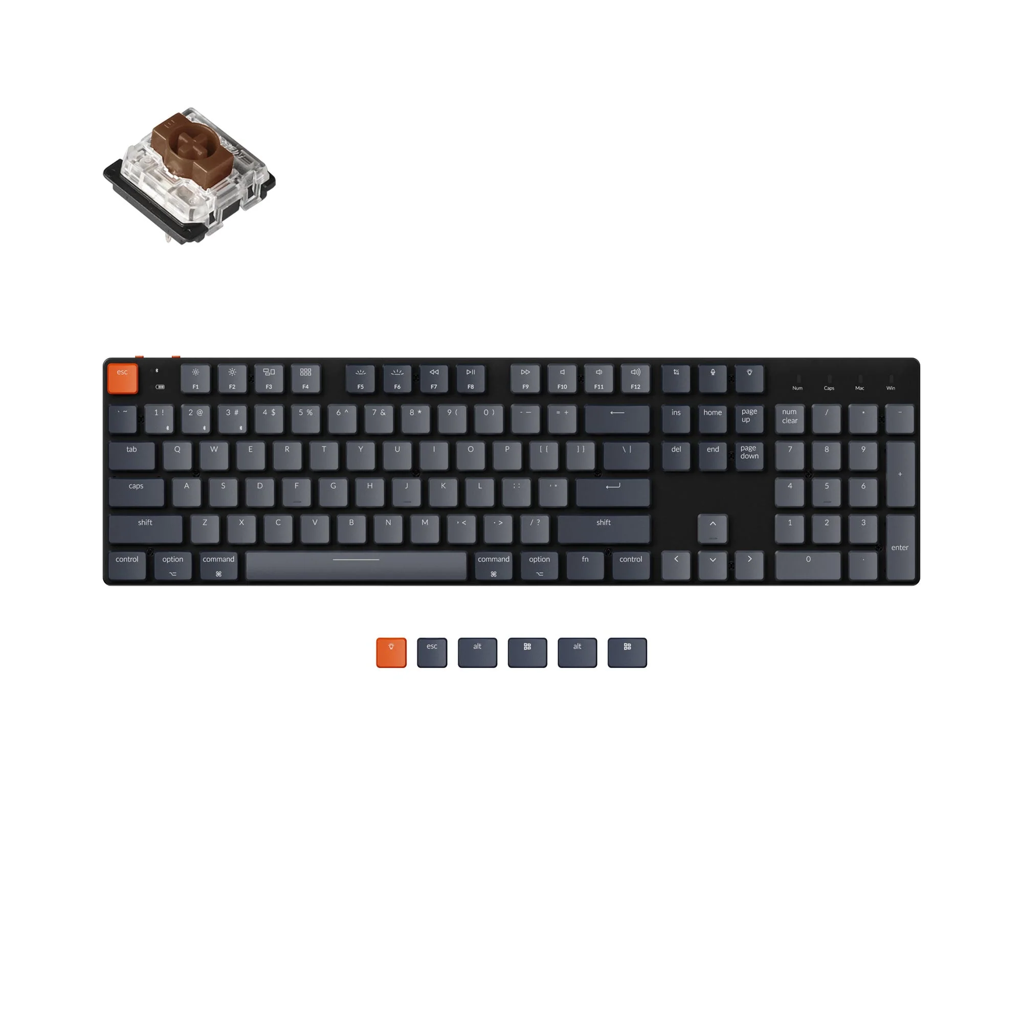 Keychron K5 SE Ultra-Slim Wireless Mechanical Keyboard(US ANSI Layout) - Image 3