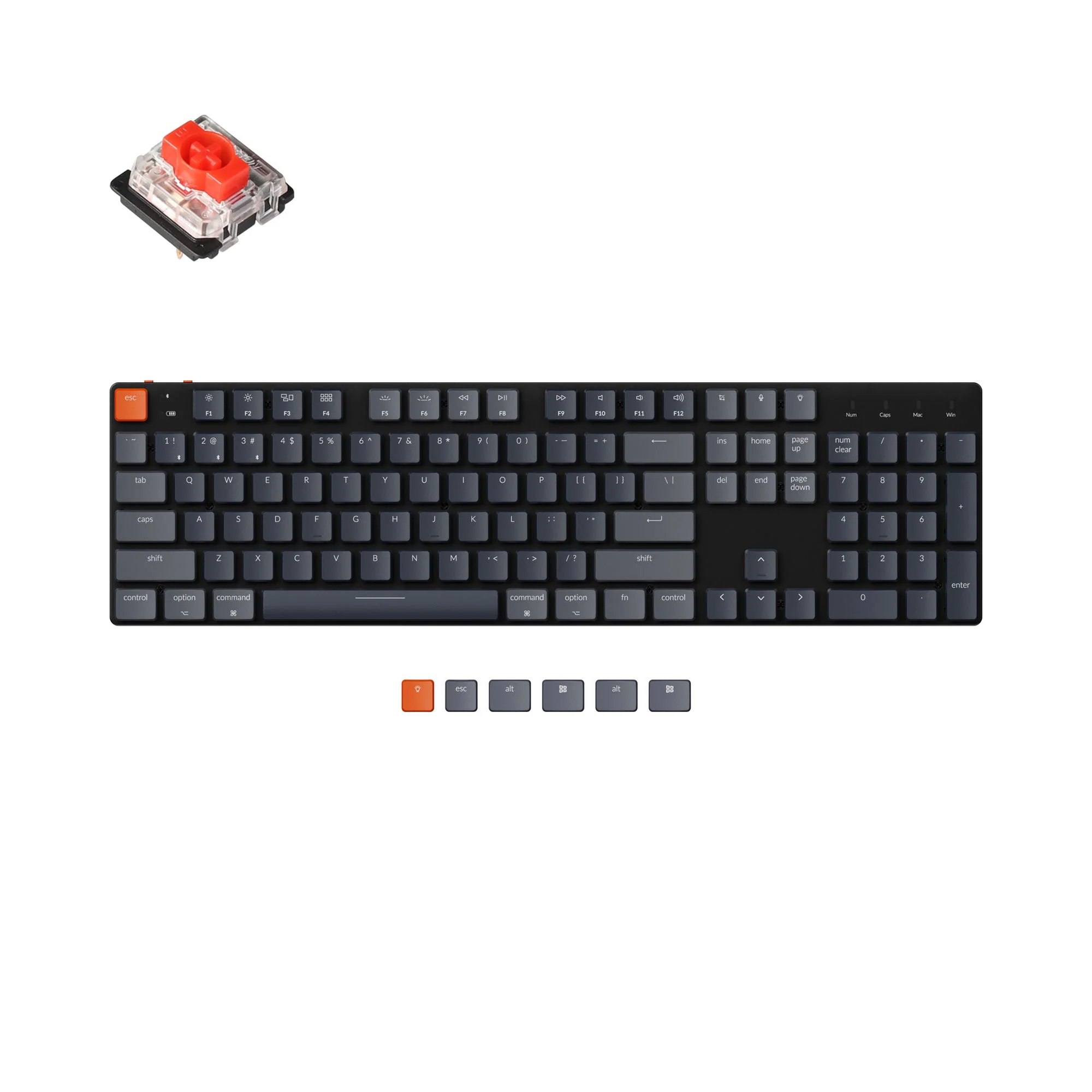 Keychron K5 SE Ultra-Slim Wireless Mechanical Keyboard(US ANSI Layout) - Image 4